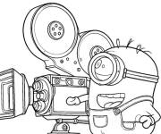 Coloriage Directeur mingons dans le film