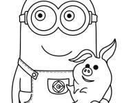 Coloriage Jerry Minions et des Monstres