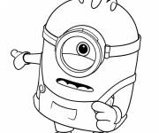 Coloriage et dessins gratuit Minion dans Des Minions et des Monstres à imprimer