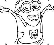Coloriage Minion Dave Minions et des Monstres