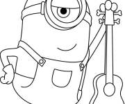 Coloriage Stuart dans Minions et des Monstres