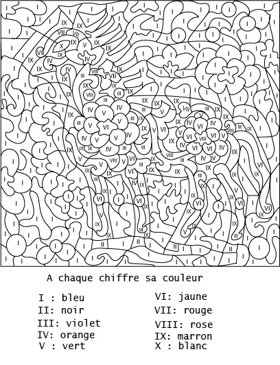 Coloriage Cheval Magique Par Les Chiffres Latin Dessin