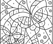 Coloriage et dessins gratuit Dessin à Numéro pour enfant à imprimer