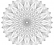 Coloriage et dessins gratuit Adulte Optique Difficile à imprimer