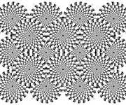 Coloriage et dessins gratuit Illusion d'optique Adulte à imprimer