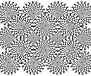 Coloriage Illusion d'optique Adulte