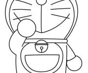 Coloriage Clin d'&oelig;il de Doraemon