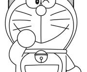 Coloriage Doraemon &agrave; d&eacute;couper