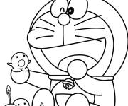 Coloriage Doraemon avec ses jouets