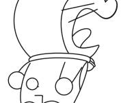 Coloriage Doraemon effray&eacute;