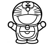 Coloriage Doraemon gaie