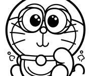 Coloriage Doraemon kawaii