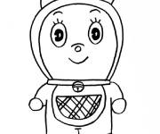 Coloriage Dorami facile