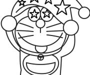 Coloriage Il est l'heure de dormir, Doraemon