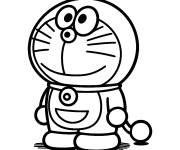 Coloriage Imagier Doraemon de bande anim&eacute;e