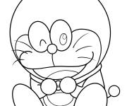 Coloriage Le dr&ocirc;le Doraemon Kawaii