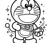 Coloriage Le magicien Doraemon
