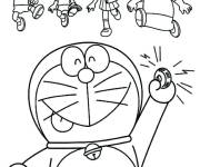 Coloriage Les amis de Doraemon