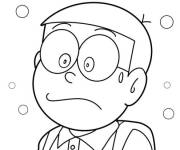 Coloriage et dessins gratuit Nobita a l'air confus à imprimer