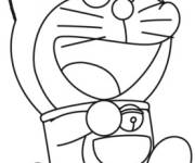 Coloriage et dessins gratuit Petit Doraemon à imprimer