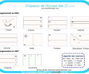 Coloriage Drapeau de L'europe