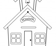 Coloriage École en ligne