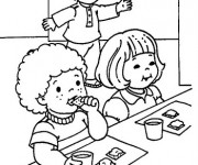 Coloriage Goûter pour Les Enfants