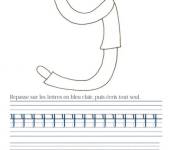Coloriage et dessins gratuit Colorie et écris la lettre y écriture cursive à imprimer