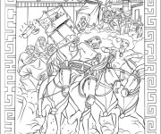 Coloriage Egypte ancienne Disney