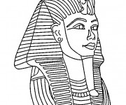 Coloriage Egypte Pharaon populaire