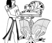 Coloriage Illustration Egypte magnifique