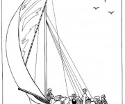 Coloriage Le Nile d'Egypte