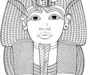 Coloriage Pharaon Toutânkhamon en ligne