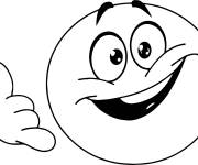Coloriage Emoji Appelle-moi
