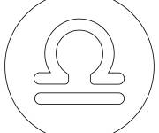 Coloriage et dessins gratuit &Eacute;moji Balance à imprimer