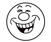 Coloriage Emoji dr&ocirc;le