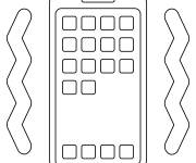 Coloriage &Eacute;moji version vibration