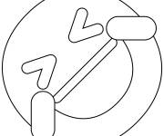 Coloriage Emoji qui se roule par terre