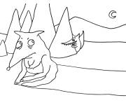 Coloriage et dessins gratuit &Eacute;motion de l'angoisse à imprimer