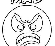 Coloriage Emotion fou