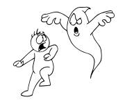 Coloriage Fant&ocirc;me horrifiant