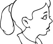 Coloriage Fille se sent d&eacute;sol&eacute;e