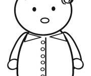Coloriage Gar&ccedil;on choqu&eacute; 