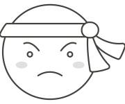 Coloriage L'&eacute;motion de la d&eacute;termination