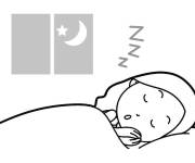 Coloriage Le sommeil la nuit