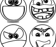 Coloriage Quatre Koloboks maternelle