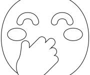Coloriage Riant silencieusement