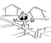 Coloriage Sentiment anxieux en ligne