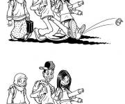 Coloriage Sentiments des amis