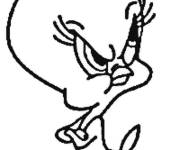 Coloriage Twitty et l'&eacute;motion de la col&egrave;re